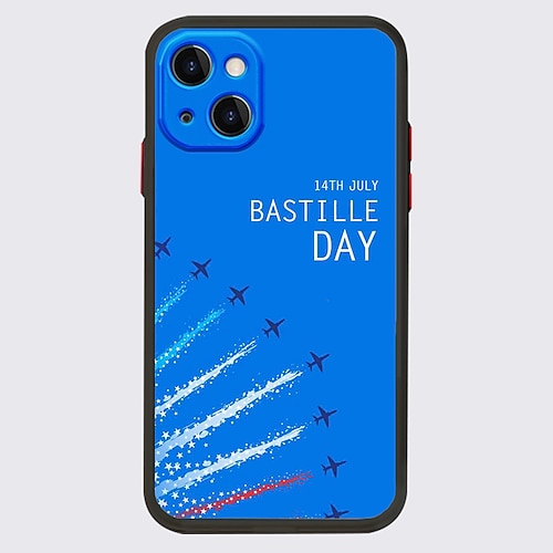 

14 Juillet 2022 Bonne Fête Nationale Français Phone Case For Apple iPhone 14 Pro Max 13 12 11 Pro Max Mini X XR XS 8 7 Plus Unique Design Protective Case Dustproof Shockproof Back Cover TPU