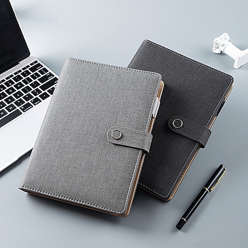 

Journal Notebook Lined A5 5.8×8.3 Inch Solid Color PU Hardcover Portable 160 Pages Notebook for School Office Business