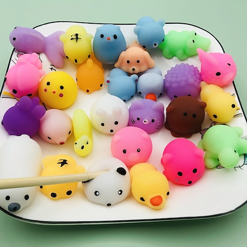 

80 Pcs 100 Pcs Mochi Squishies Kawaii Squishy Toys for Party Favors Animal Squishies Stress Relief Toys for Boys & Girls Birthday Gifts Classroom Prize Goodie Bags Stuffers
