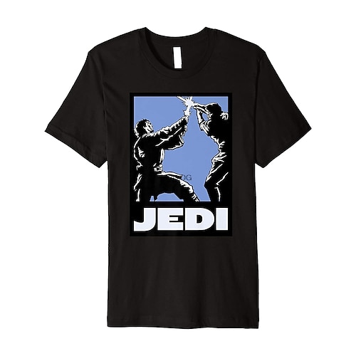 

Inspired by Obi-Wan Kenobi Jedi Knight T-shirt TV Movie 100% Polyester Anime Classic Street Style T-shirt For Men's / Women's / Couple's
