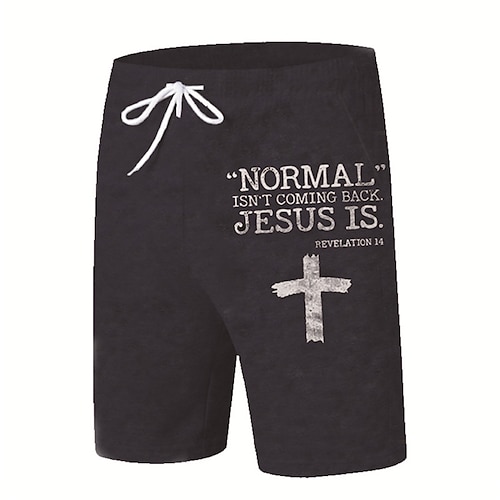 

Homens Calção Shorts de praia Shorts Terry Com Cordão Cintura elástica Impressão 3D Gráfico Letra Respirável Macio Curto Casual Diário Feriado Roupa de rua Designer Azul Marinha Micro-Elástica