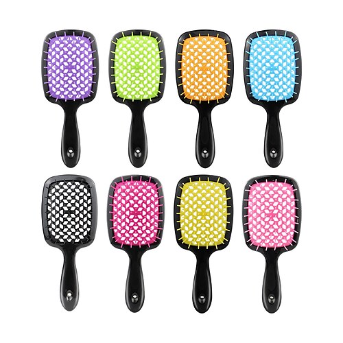 

Hair Brush Detangler Soft Bristles Air Cushion Massage Comb Head Smooth Hair Wide-tooth Comb Curly Hair Air Mesh Comb Hairdressing Non-knot Comb