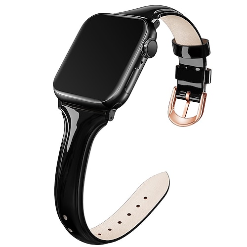 

1PC Smart Watch Band Compatible with Apple iWatch Series SE / 6/5/4/3/2/1 Leather Loop for iWatch Smartwatch Strap Wristband Genuine Leather Luxury Adjustable Quick Release