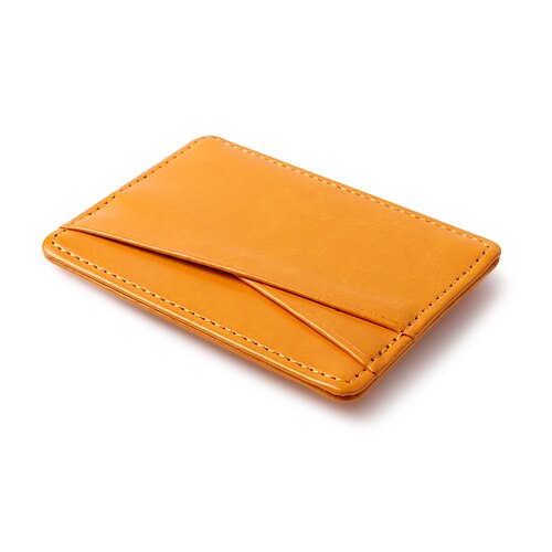 

Leather Business Card Holder Metal Business Card Case Slim Professional Name Card Holder