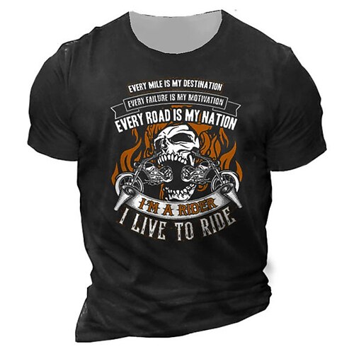 

Men's Unisex T shirt Tee 3D Print Graphic Prints Letter Crew Neck Street Daily Print Short Sleeve Tops Designer Casual Vintage Big and Tall Black Gray Army Green / Summer / Summer