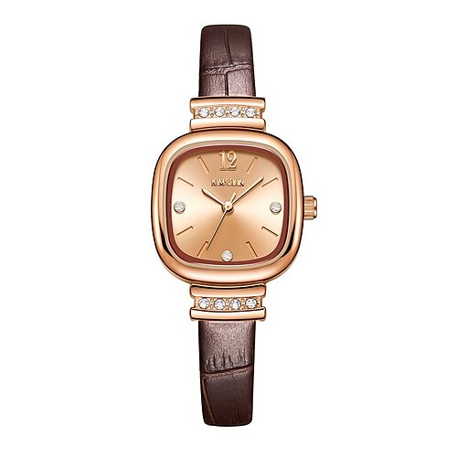 

Quartz Watch for Women Analog Quartz Stylish Fashion Elegant Creative Metal Genuine Leather Fashion