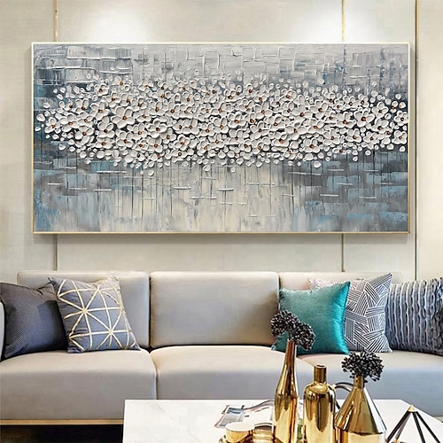 

Oil Painting 100% Handmade Wall Art On Canvas Plum Landscape Abstract Modern Home Decoration Decor Stretched Canvas