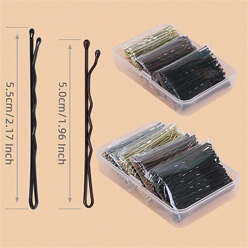 

Metal Word Clip Wavy Straight Steel Clip Korean Version Temperament Ladies Back Head Broken Hair Clip