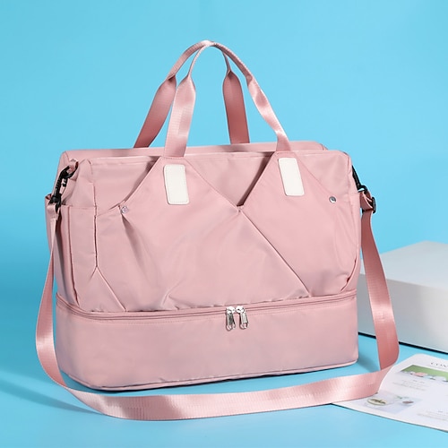 

New Foldable Fitness Bag Portable Large-capacity Women's Leisure Sports Travel Bag Luggage Storage Bag