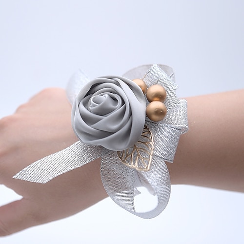 

Wedding wrist flowers Fabric Wedding Party Polyester / Polyamide Modern Contemporary