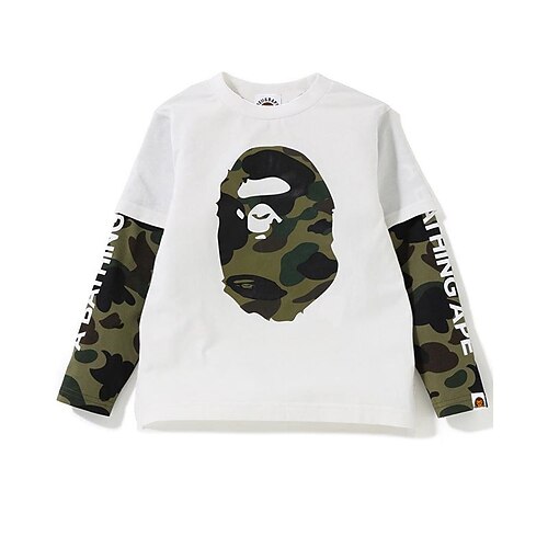 

Kids Boys Sweatshirt Letter Outdoor Long Sleeve Active Cotton 2-8 Years Spring Black White