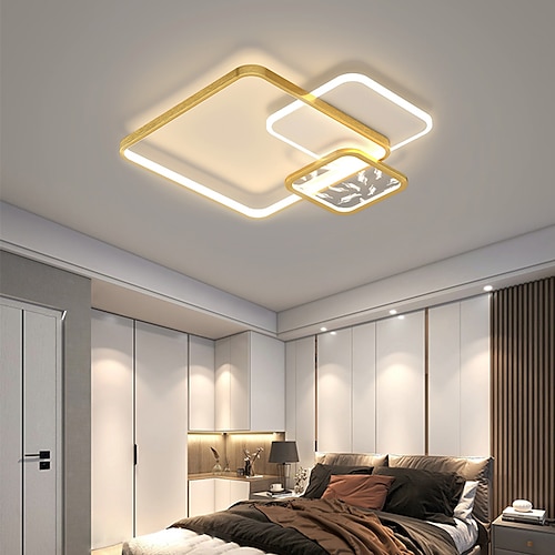 

50cm Ceiling Lights Dimmable Geometric Shapes Ceiling Lights Metal Modern Style Classic Novelty LED Modern 220-240V