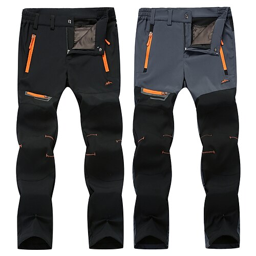 

Men's Hiking Pants Trousers Summer Outdoor Breathable Water Resistant Quick Dry Zipper Pocket Bottoms Elastic Waist ArmyGreen Black Camping / Hiking / Caving XS S M L XL / Lightweight