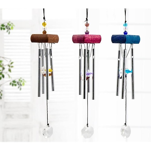 

Aluminum Tube Dream Catcher Handmade Gift Wall Hanging Decor Art Ornament Craft Wind Chimes for Kids Bedroom Wedding Festival 284cm