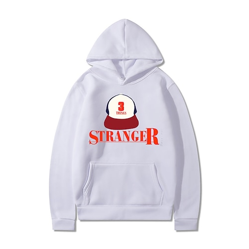

Inspired by Stranger Things Eleven Hoodie Anime 100% Polyester Anime Harajuku Graphic Kawaii Hoodie For Men's / Women's / Couple's