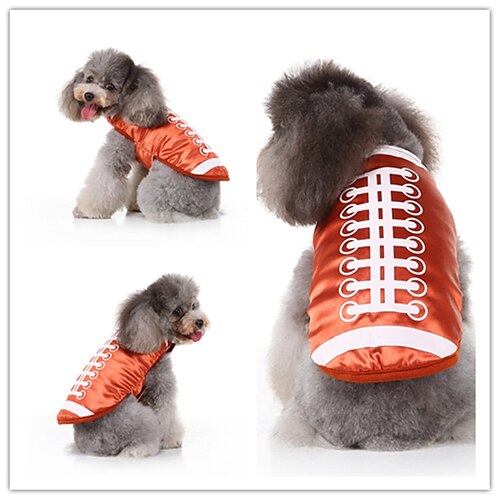 

Dog Festival Costume,Football Dog Cat Costume Fashion Funny Festival Outdoor Dog Clothes Puppy Clothes Dog Outfits Breathable Coffee Costume for Girl and Boy Dog Polyster XL