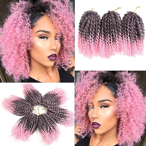 

Marlybob Braiding Hair Hook Braids Afro Kinky Curly Crochet Braids Passion Twist Organic Hair Tress For Hair Extensions