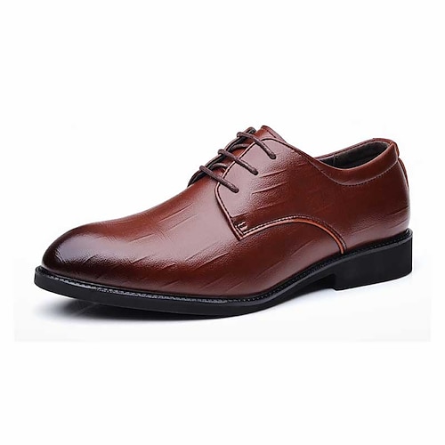 

british business scarpe a punta da uomo in pelle scarpe da uomo di tendenza casual scarpe da uomo abito formale lace-up coreano scarpe da sposa da uomo