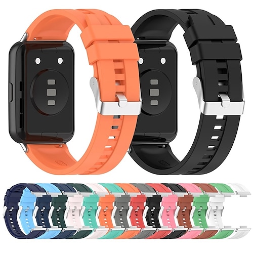 

2 Packs Smart Watch Band Compatible with Huawei Huawei Watch Fit 2 Smartwatch Strap Adjustable Wrist Strap Sport Band Replacement Wristband