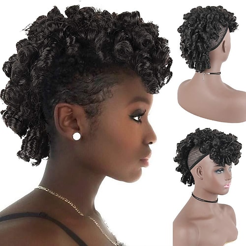

Com Cordão Rabos-de-Cavalo Clássico / Vestir fácil / Venda imperdível Cabelo Sintético Pedaço de cabelo Alongamento Encaracolado / Onda Espiral 6 Polegadas Festa / Noite / Roupa Diária / Férias