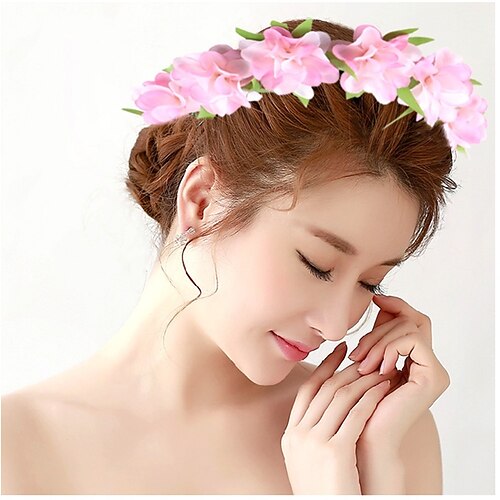 

Beautiful Bridal Bridesmaid Garland Headdress Seaside Holiday Accessories Shooting Props