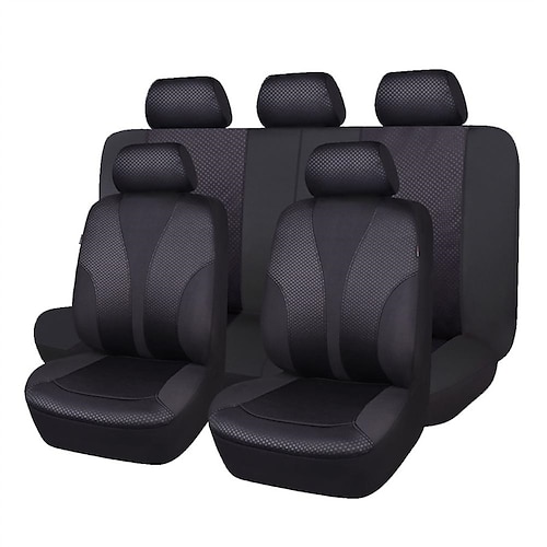 

StarFire Flying Banner Black Car Seat Cover Universal Easy Install Front Seats Bench Automobiles Seat Covers Car Seat Protector
