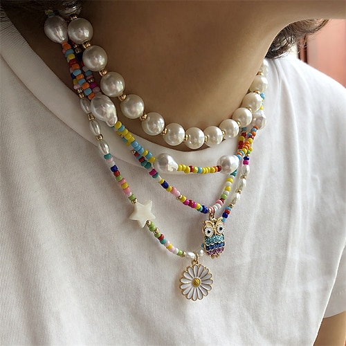 

Women's necklace Ethnic Style Street Geometry Necklaces