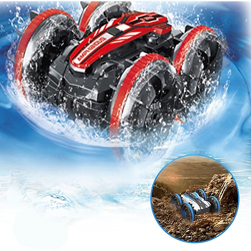 

High-tech Remote Control Car 2.4G Amphibious Stunt RC Car Double-sided Tumbling Driving Children's Electric Toys for Boy
