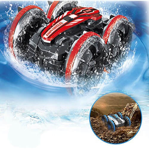 

High-tech Remote Control Car 2.4G Amphibious Stunt RC Car Double-sided Tumbling Driving Children's Electric Toys for Boy