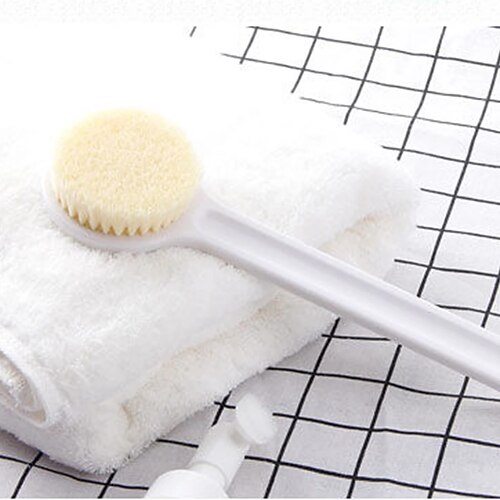 

Washable Shower Brushs with Long Handle Soft Exfoliating Massage Scrubber Shower Accessories for Women Men Bath Brush Back Rub