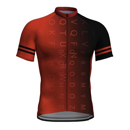 

21Grams Women's Cycling Jersey Short Sleeve Bike Jacket Tracksuit Jersey with 3 Rear Pockets Mountain Bike MTB Road Bike Cycling Cycling Breathable Quick Dry Reflective Strips Orange Graphic Animal