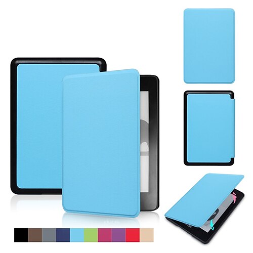 

Tablet Case Cover For Amazon Kindle Paperwhite 6.8'' 11th 2021 Smart Auto Wake / Sleep Full Body Protective Ultra Thin Solid Colored Plastic