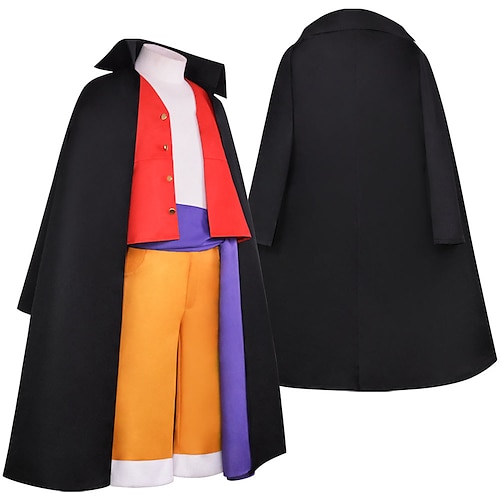  One Piece Monkey D. Luffy Anime Cosplay Costume Cosplay Suits Costume For Men's Adults'