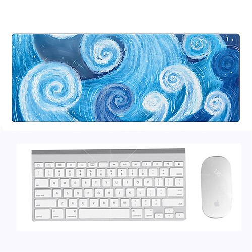 

Large Size Desk Mat 11.831.490.12/15.7535.430.12 inch Non-Slip Waterproof with Stitched Edges Rubber Cloth Mousepad for Computers Laptop PC Office Home Gaming