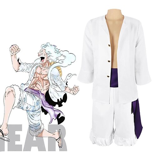 

Inspired by One Piece Monkey D. Luffy Anime Cosplay Costumes Japanese Cosplay Suits Costume For Men's