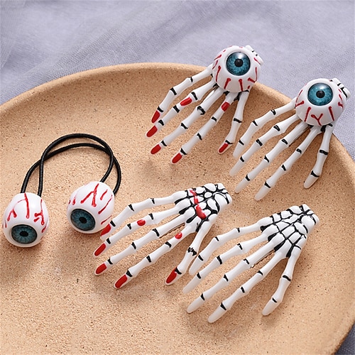 

Eyeball Hairpin Harajuku Fashion Charm Evil Eye Hair Clip Punk Demon Claw Hair Ties Hair Accessories Women Halloween Gift