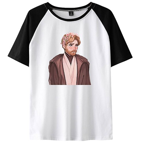 

Inspired by Obi-Wan Kenobi Jedi Knight T-shirt TV Movie 100% Polyester Anime Classic Street Style T-shirt For Men's / Women's / Couple's