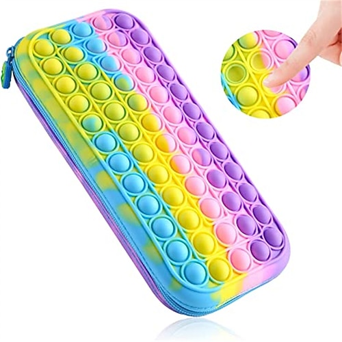

Big Pencil Case School Supplies for Kids Large Pencil Stationery Storage Bag Fidget Toys Classroom Supplies Cute Pencil Case for Girls Pop Home Office Decompression Party Favors School Season Gifts