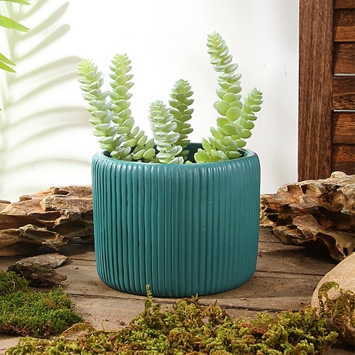 

Morandi Flowerpot Resin Modern Contemporary for Home Decoration Gifts 1pc