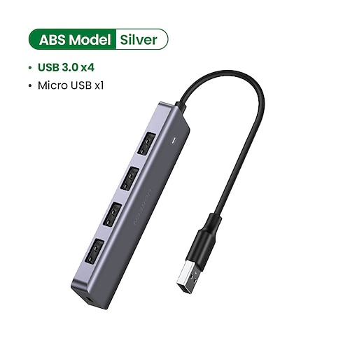 

UGREEN 4 Ports USB Type C to USB 3.0 Hub Splitter Adapter for MacBook Pro iPad Pro Samsung Galaxy Note 10 S10