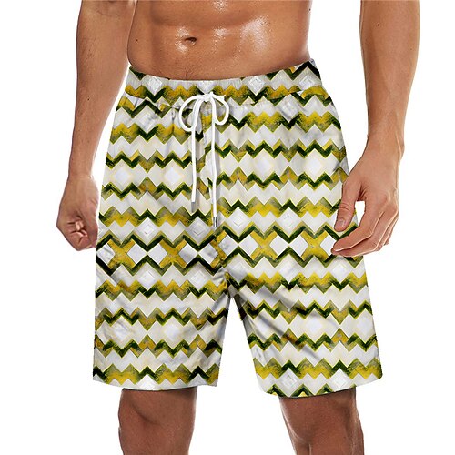 

Men's Swim Trunks Swim Shorts Quick Dry Board Shorts Bathing Suit with Pockets Drawstring Swimming Surfing Beach Water Sports Printed Spring Summer