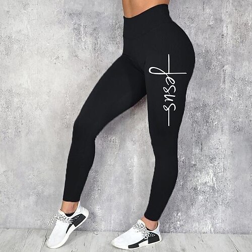 

Women's Leggings High Waist Workout Pants Bottoms Tummy Control Butt Lift Black Grey Blue Yoga Fitness Gym Workout Sports Activewear High Elasticity Athletic Athleisure Wear