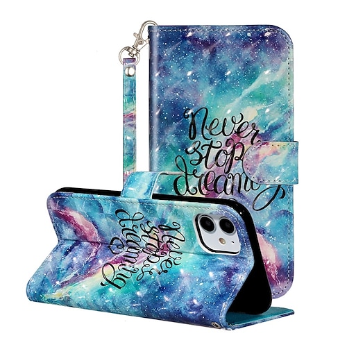 

Phone Case For Apple Wallet Card iPhone 13 Pro Max 12 11 SE 2022 X XR XS Max 8 7 Wallet with Stand Card Holder Slots Graphic TPU PU Leather