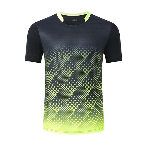 

Tennis Shirt Athletic Shirt Breathable Quick Dry Moisture Wicking Short Sleeve T Shirt Crewneck Printed Summer Gym Workout Tennis Badminton / Lightweight