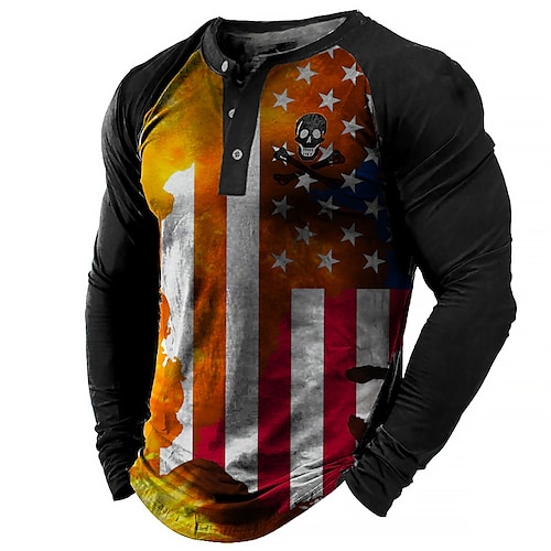 

Herren Unisex Sweatshirt Pullover Zur Seite fahren Orange Rundhalsausschnitt Farbblock Grafik-Drucke Nationalflagge Patchwork Bedruckt Casual Täglich Sport 3D-Druck Designer Casual Groß und hoch