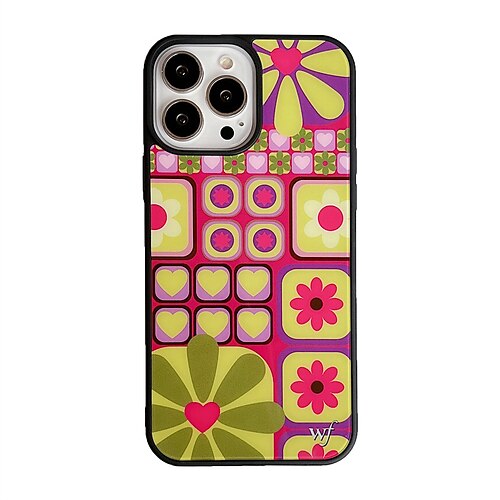 

Phone Case For Apple Classic Series iPhone 13 Pro Max 12 11 SE 2022 X XR XS Max 8 plus 7 plus Portable Pattern Shockproof Flower TPU Plastic Tempered Glass