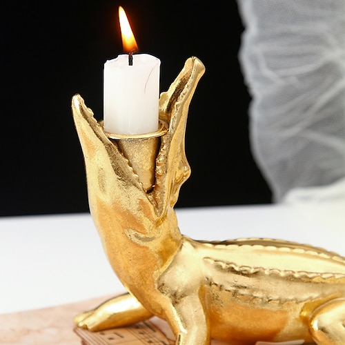 

Crocodile European Style Resin Candle 1pc Candle Holders
