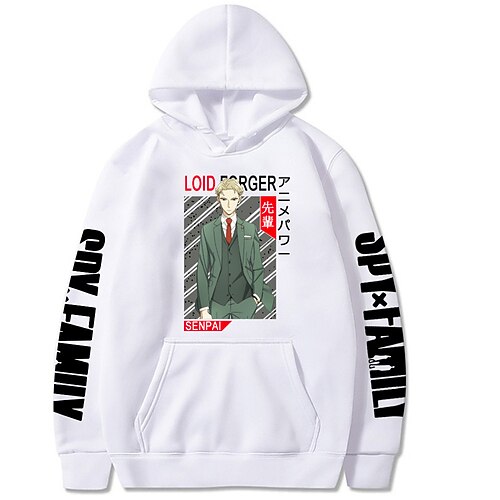 

Inspired by SPY×FAMILY Loid Forger Hoodie Anime 100% Polyester Anime Graphic Street Style Hoodie For Men's / Women's / Couple's