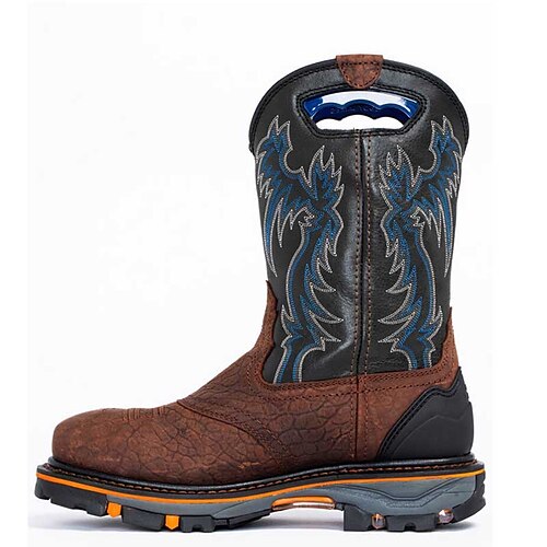 

Low-Heeled Retro Embroidered Men's Martin Boots 38 To 48 Yards