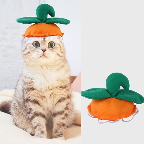 

Pet Festival Funny Hat Cat Halloween Dressup Hat Dog Ghost Festival Pumpkin Hat